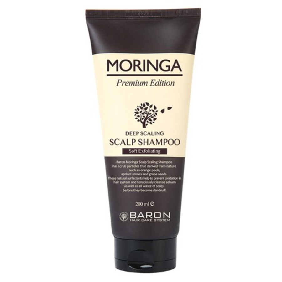 Шампунь-скраб для кожи головы Baron Moringa, 200 мл, 1 шт (скидка -6%)