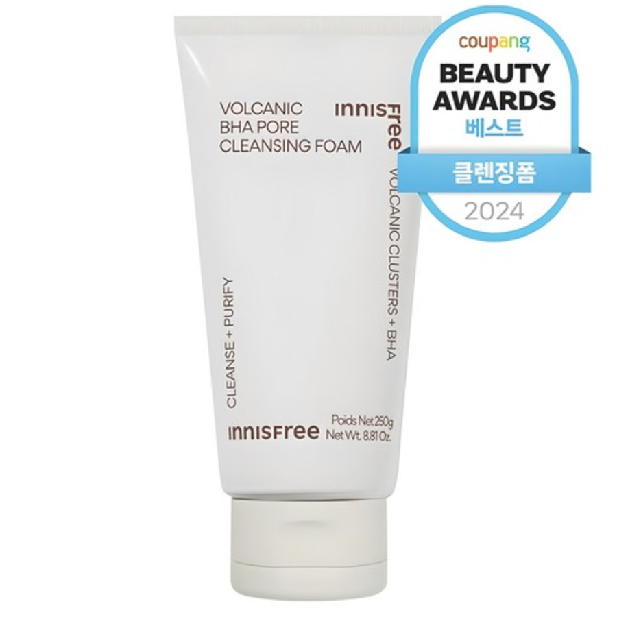Очищающая пена Innisfree Volcanic Pore BHA большой емкости, 250 г (скидка -43%)