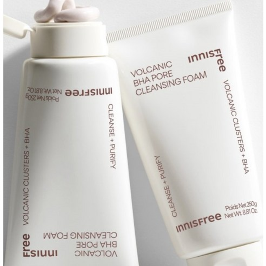 Очищающая пена Innisfree Volcanic Pore BHA большой емкости, 250 г (скидка -43%)