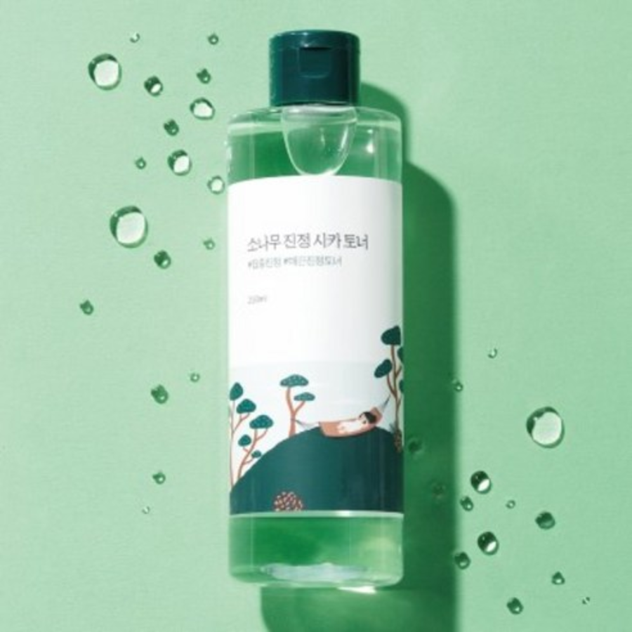 Тоник Roundalab Сосновый успокаивающий Cica, 250 мл (скидка -35%)