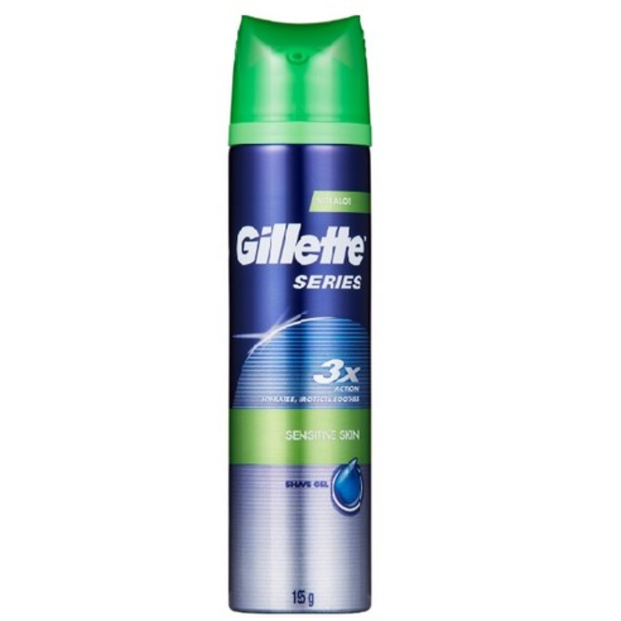 Гель для бритья Gillette Sensitive Skin, 195 г, 1 шт