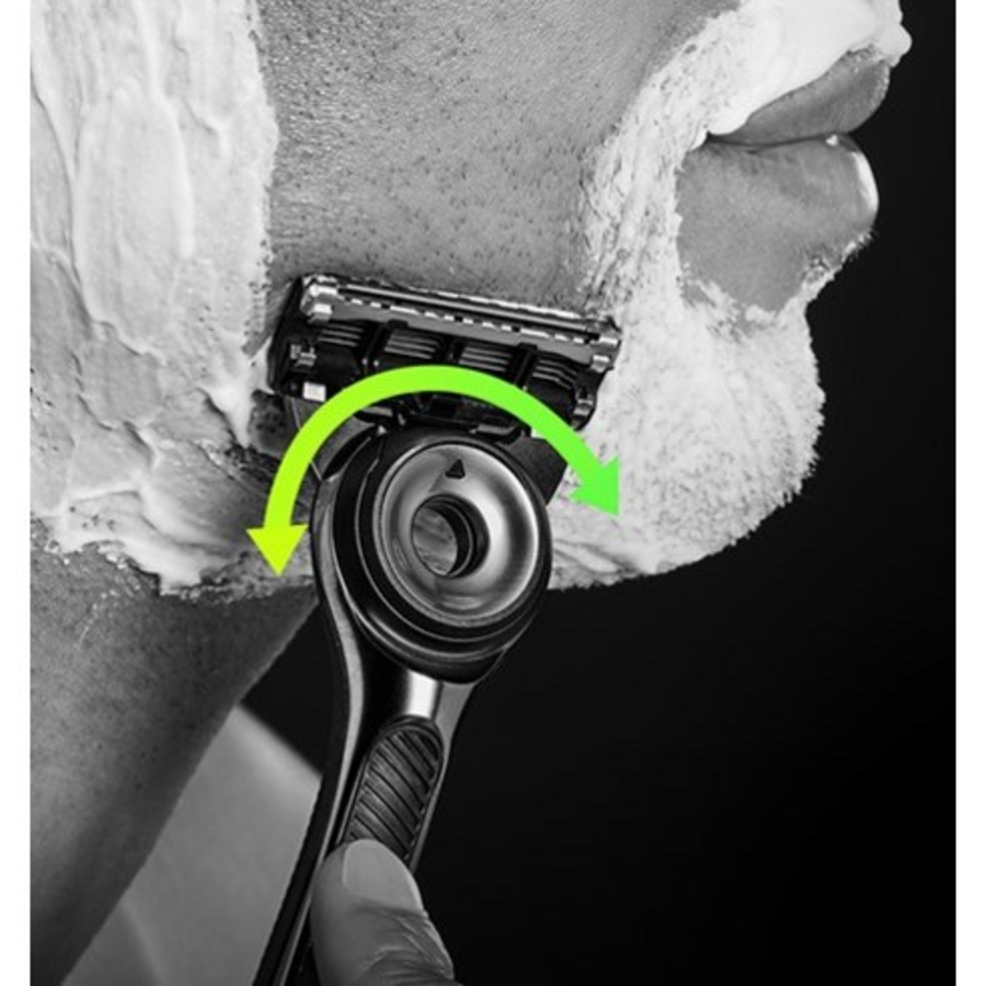 Бритвенная ручка Gillette Deep Cleansing Bar 1 штука + Бритвенное лезвие из 2 частей, 1 комплект