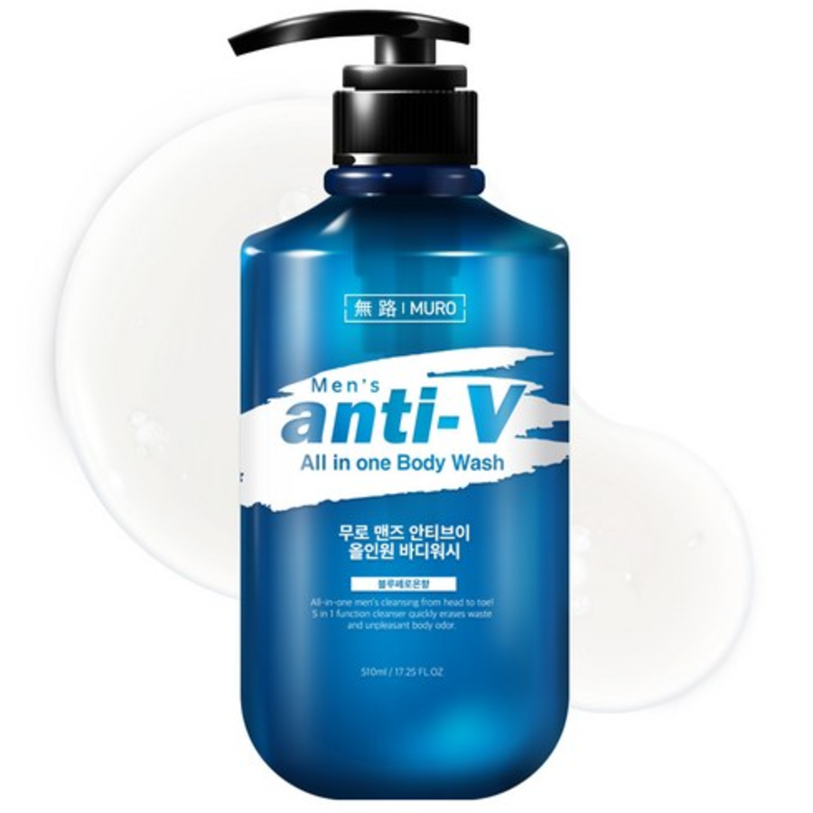 Универсальный гель для душа Muro Man's Antivi с ароматом синих феромонов, 510 мл, 1 шт.