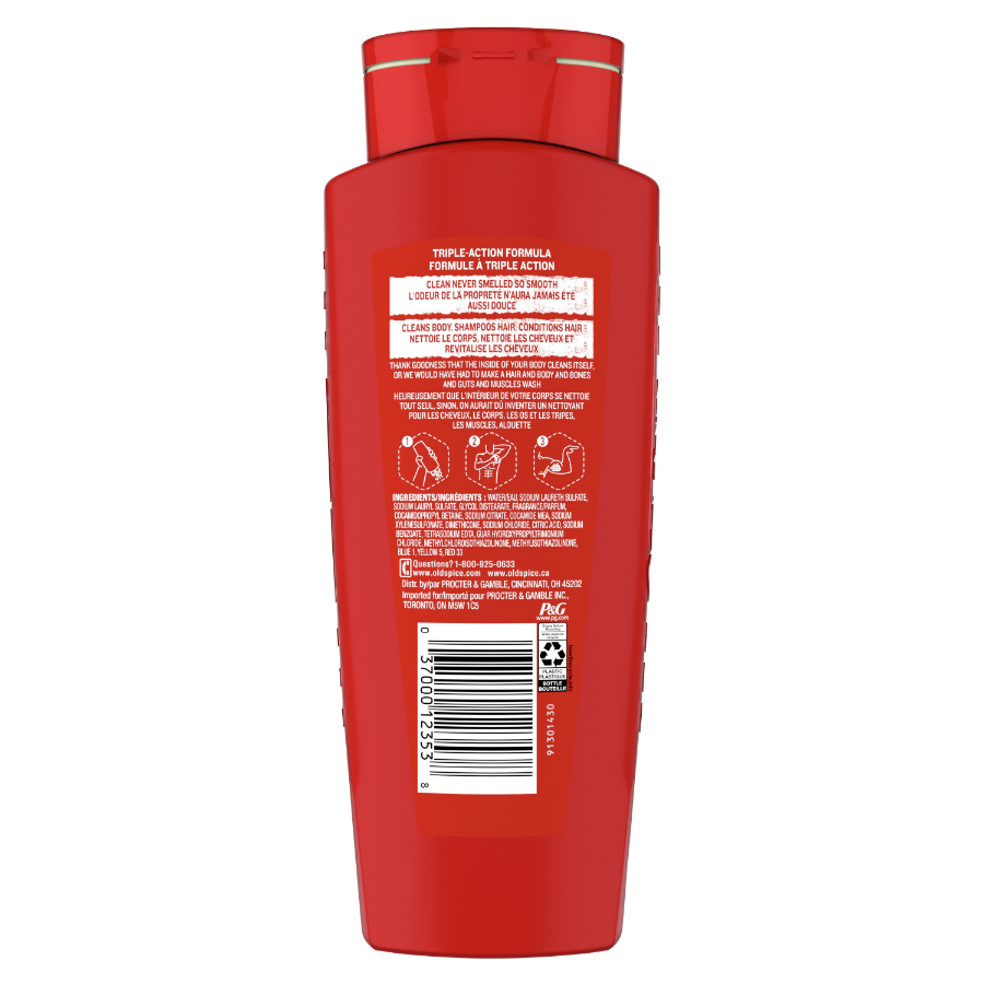 Old Spice High Endurance 3 в 1 гель для душа и тела, 532 мл, 1 шт. (скидка-1%)