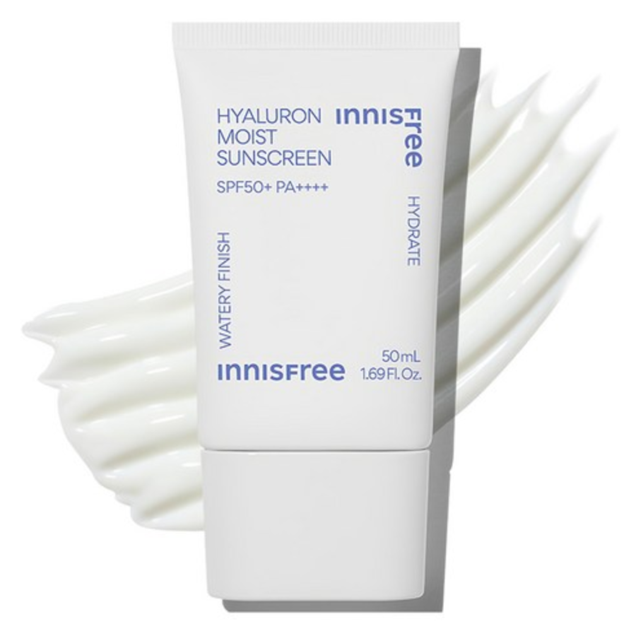 Увлажняющий солнцезащитный крем с гиалуроновой кислотой Innisfree SPF50+ PA++++, 50 мл (скидка-48%)