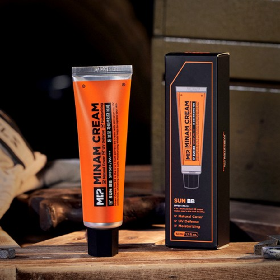 MIF Minam Cream Sun BB Мужской ВВ-крем SPF50+ PA+++ 50 мл (скидка-37%)
