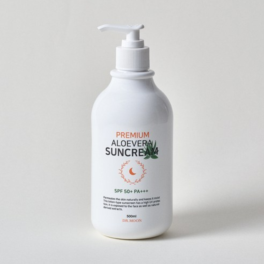 Солнцезащитный крем DR MOON Premium с Алоэ Вера SPF50+ PA+++, 500 мл