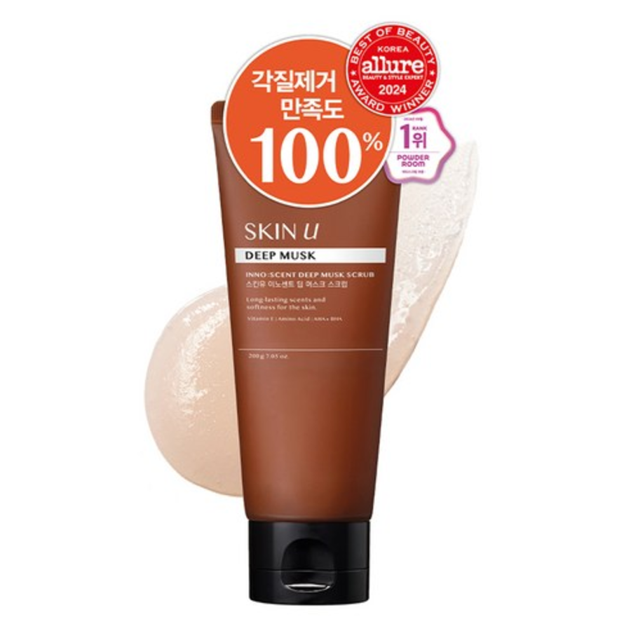 Skinyou Innocent Exfoliating Acne Care Body Scrub Deep Musk, 200 г, 1 шт. (скидка-25%)