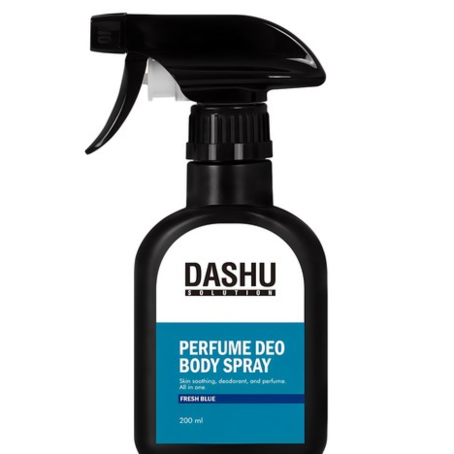 Dashu Solution Парфюмерный Део-спрей для тела с ароматом свежей синевы, 200 мл (скидка -62%)