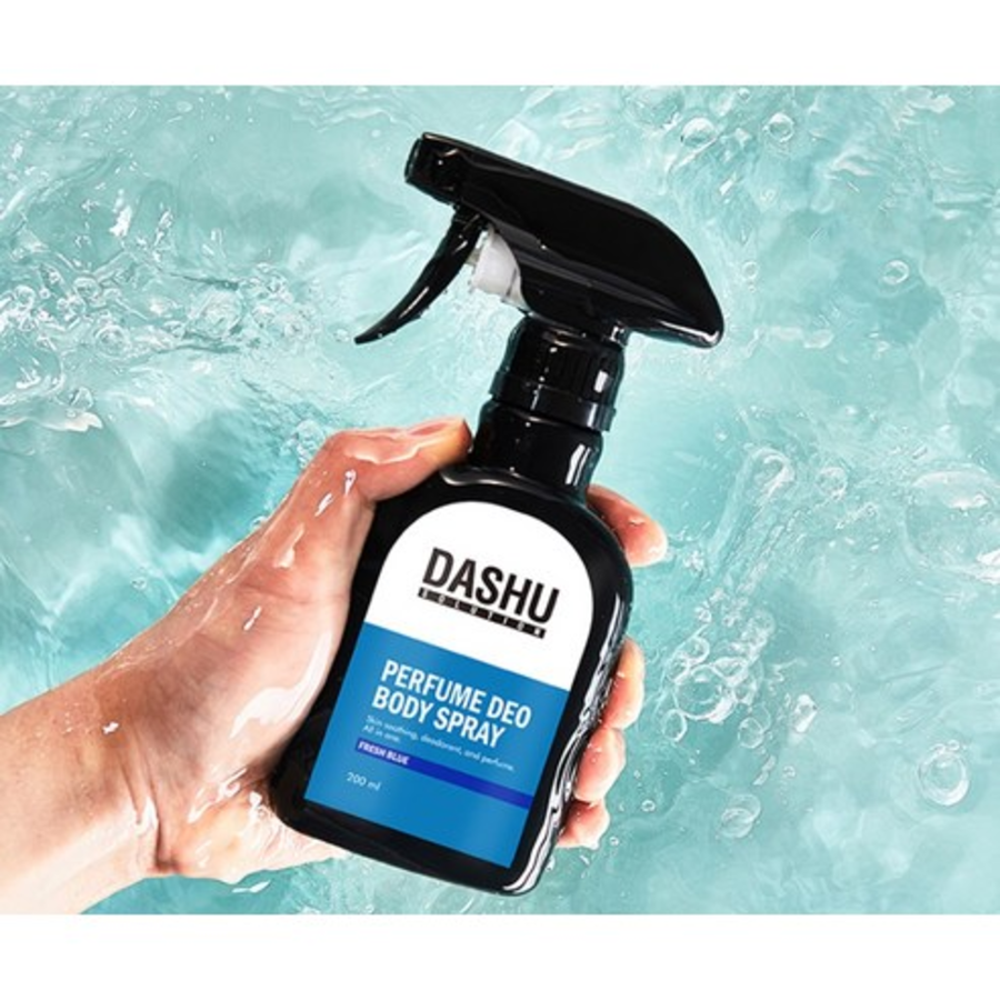 Dashu Solution Парфюмерный Део-спрей для тела с ароматом свежей синевы, 200 мл (скидка -62%)