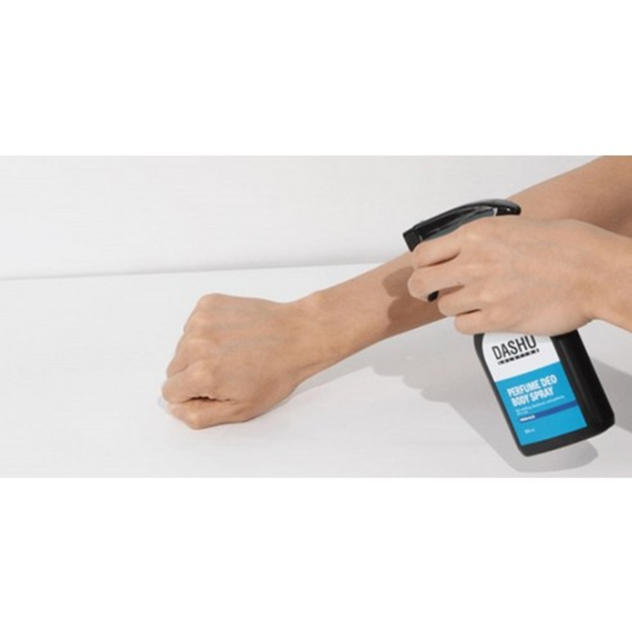 Dashu Solution Парфюмерный Део-спрей для тела с ароматом свежей синевы, 200 мл (скидка -62%)