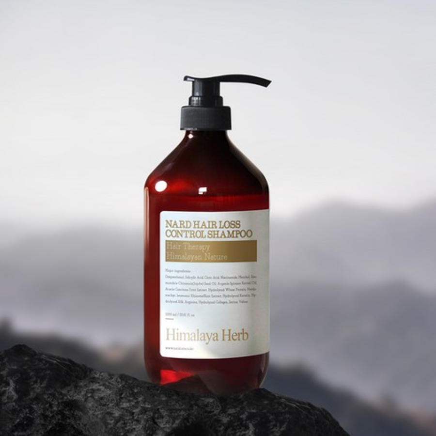 Шампунь для снятия симптомов выпадения волос и ухода за кожей головы Aroma Herb, 1 л (скидка -53%)