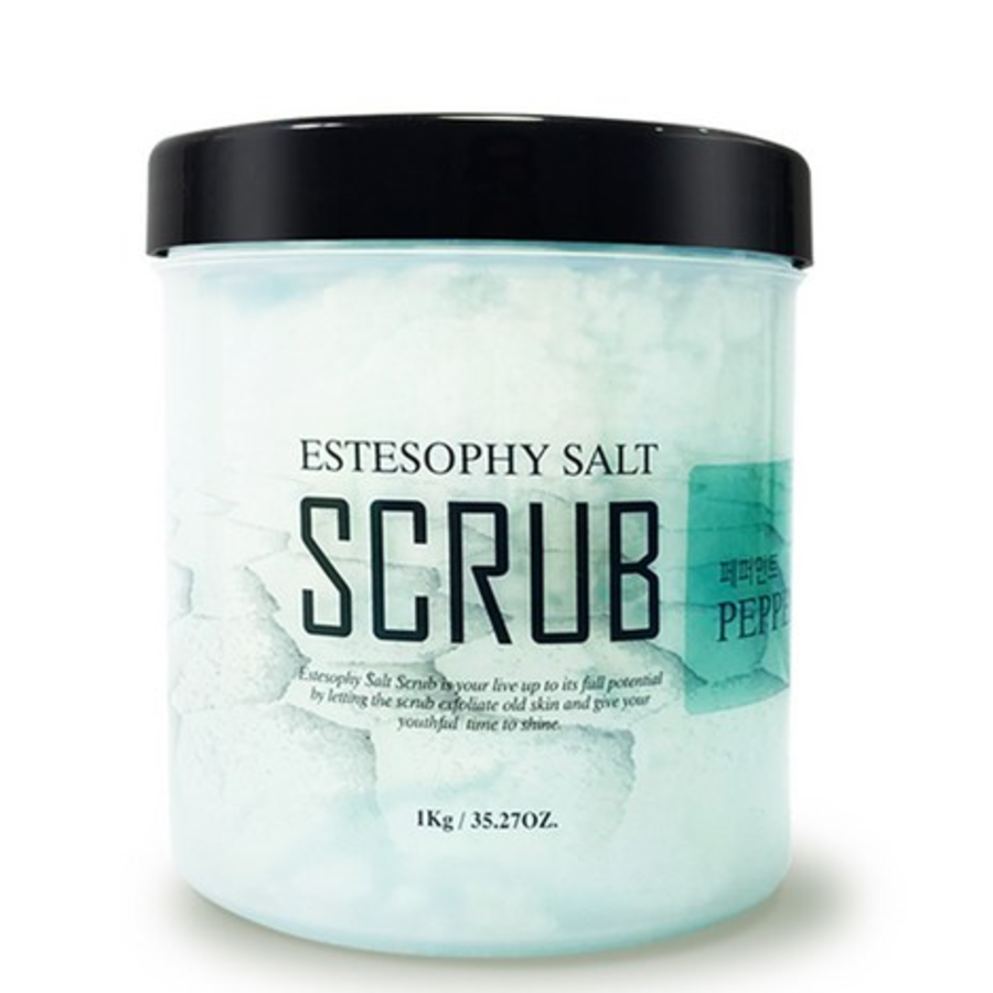 Estesophie Salt Soap  Скраб для тела Мята, 1кг, 1шт (скидка-33%)