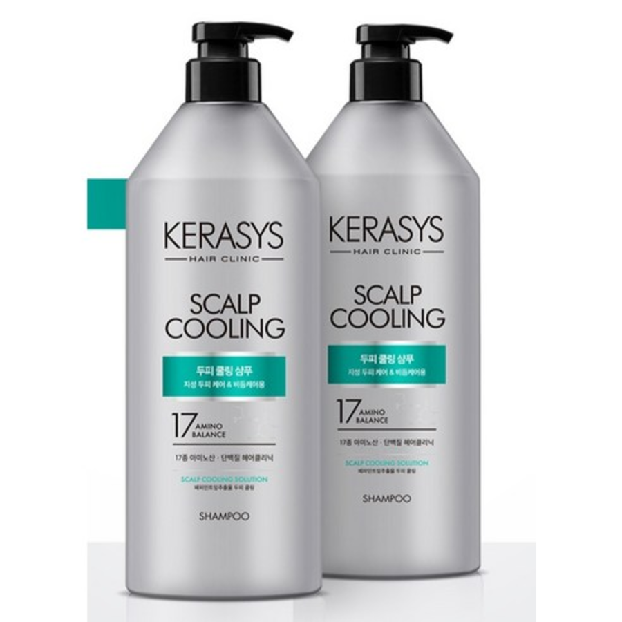 Охлаждающий протеиновый шампунь для кожи головы Kerasys, 1,5 л, 1 шт (скидка -44%)