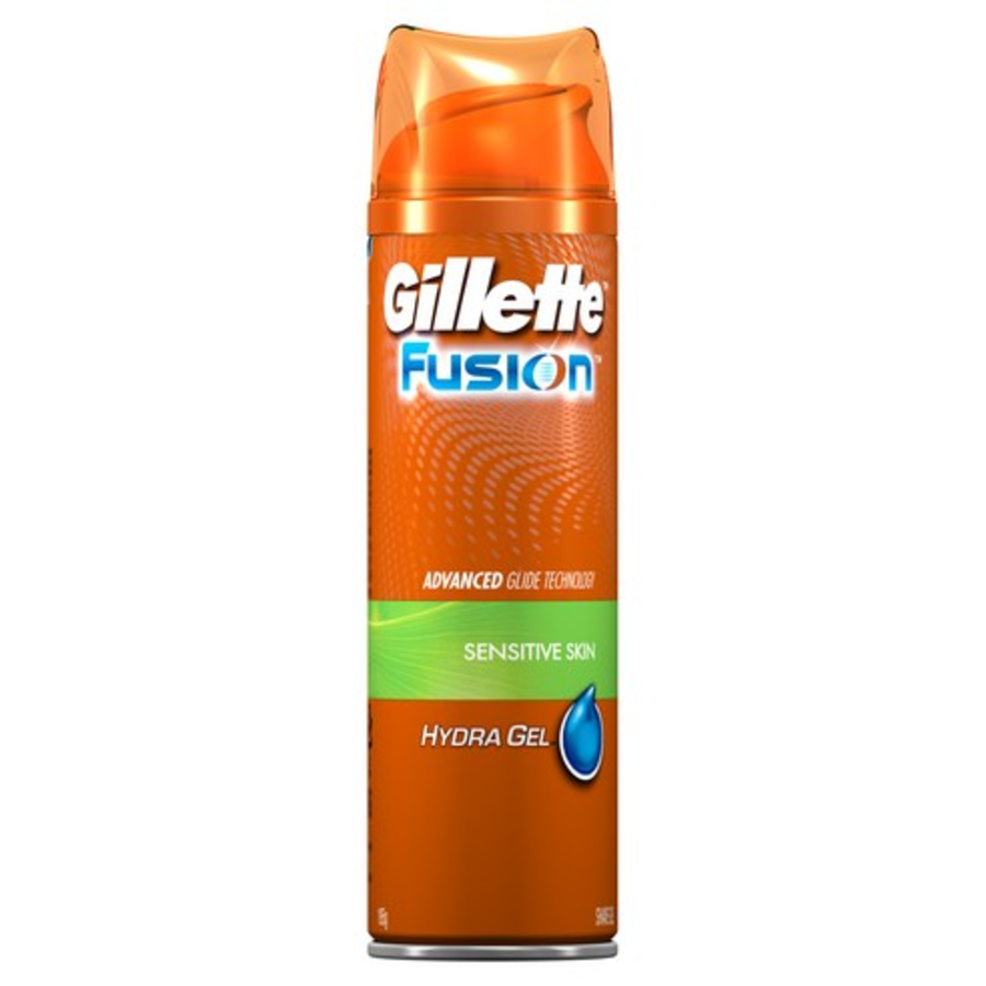 Gillette Fusion Hydra Гель для бритья для чувствительной кожи, 200мл, 1шт