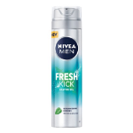 Nivea Мужская пена для бритья Man Fresh Kick Гель для бритья 200мл x 1 Супер специальная цена, 200мл, 1шт (скидка-43%)