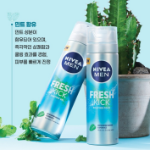 Nivea Мужская пена для бритья Man Fresh Kick Гель для бритья 200мл x 1 Супер специальная цена, 200мл, 1шт (скидка-43%)