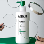 Веганский функциональный шампунь для укрепления кожи головы Labor H со слабой кислотностью, 400 мл (скидка -44%)