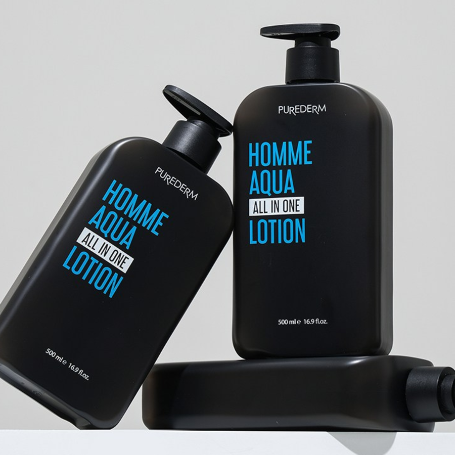 Purederm Homme Aqua Универсальный лосьон, 500 мл, 1 шт. (скидка-14%)