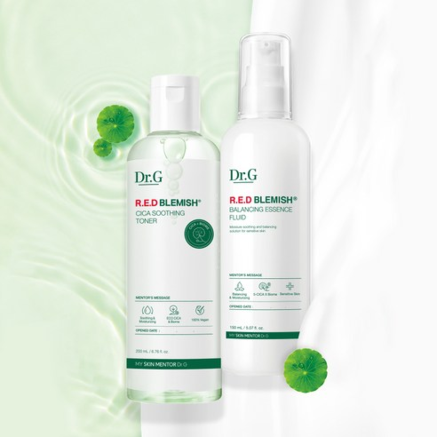 Набор Dr.G Red Blemish Cica Toner 200 мл + лосьон 150 мл (скидка -54%)
