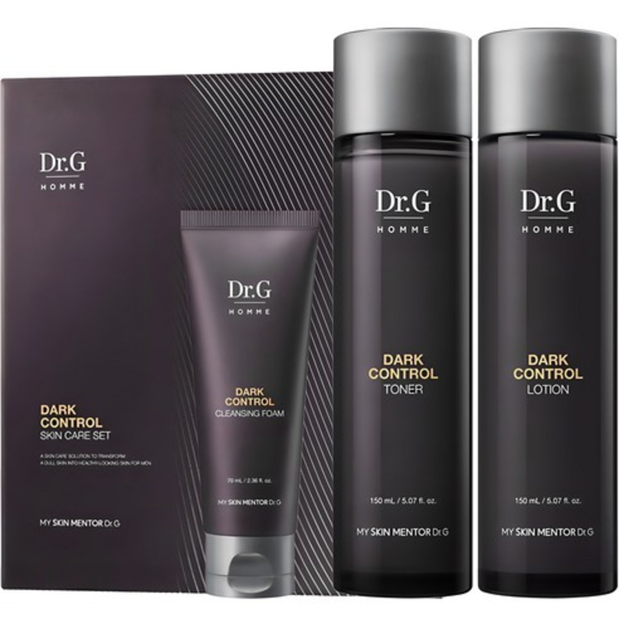Набор Dr.G Homme Dark Control Toner 150 мл + Лосьон 150 мл + Очищающая пена 70 мл (скидка -59%)