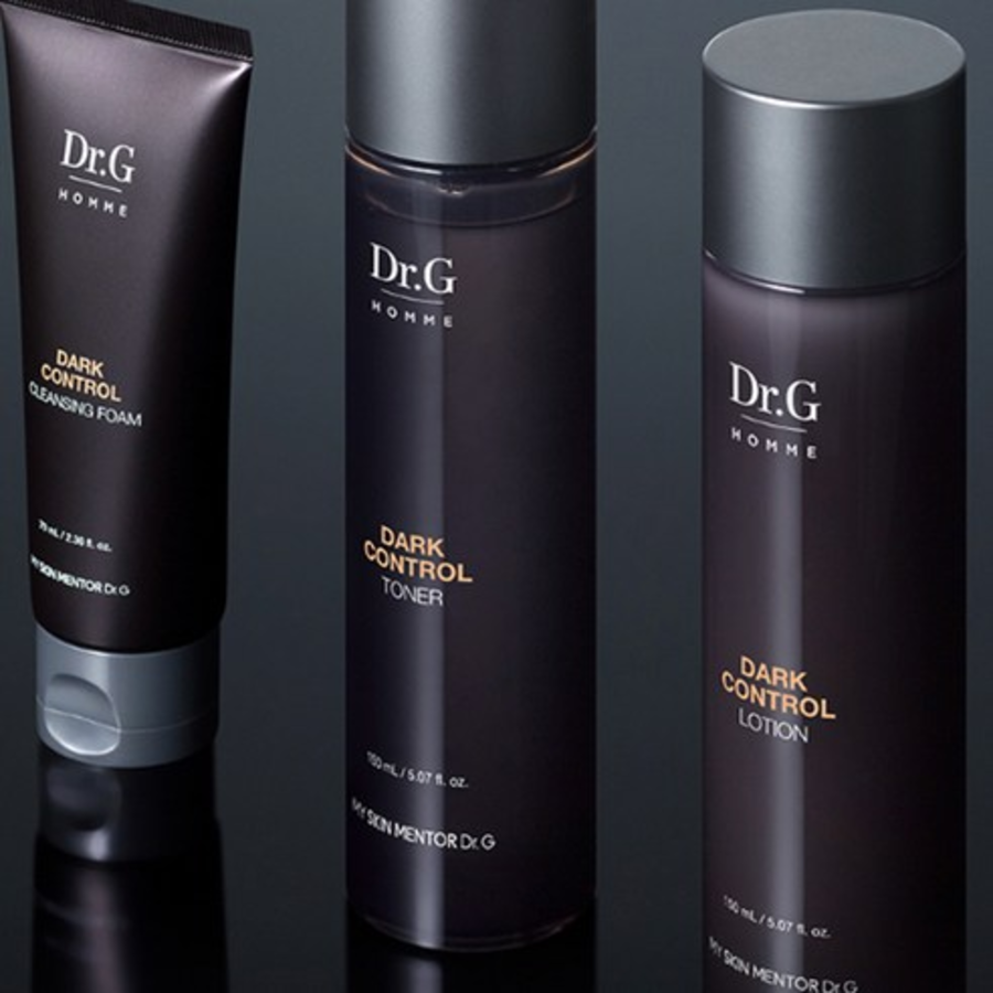 Набор Dr.G Homme Dark Control Toner 150 мл + Лосьон 150 мл + Очищающая пена 70 мл (скидка -59%)