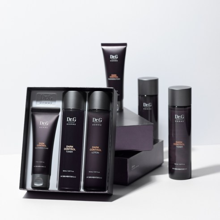 Набор Dr.G Homme Dark Control Toner 150 мл + Лосьон 150 мл + Очищающая пена 70 мл (скидка -59%)