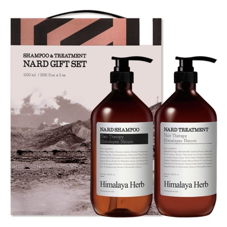 Подарочный набор Nard Shampoo 1Л + Лечебный 1л (скидка -60%)