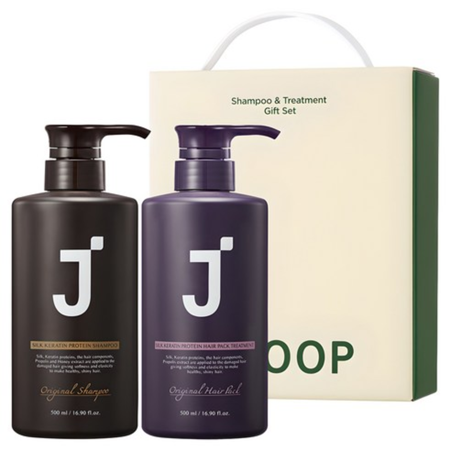 Подарочный набор для ухода за волосами Jay Forest Silk Keratin Protein Shampoo + Маска для ухода за волосами