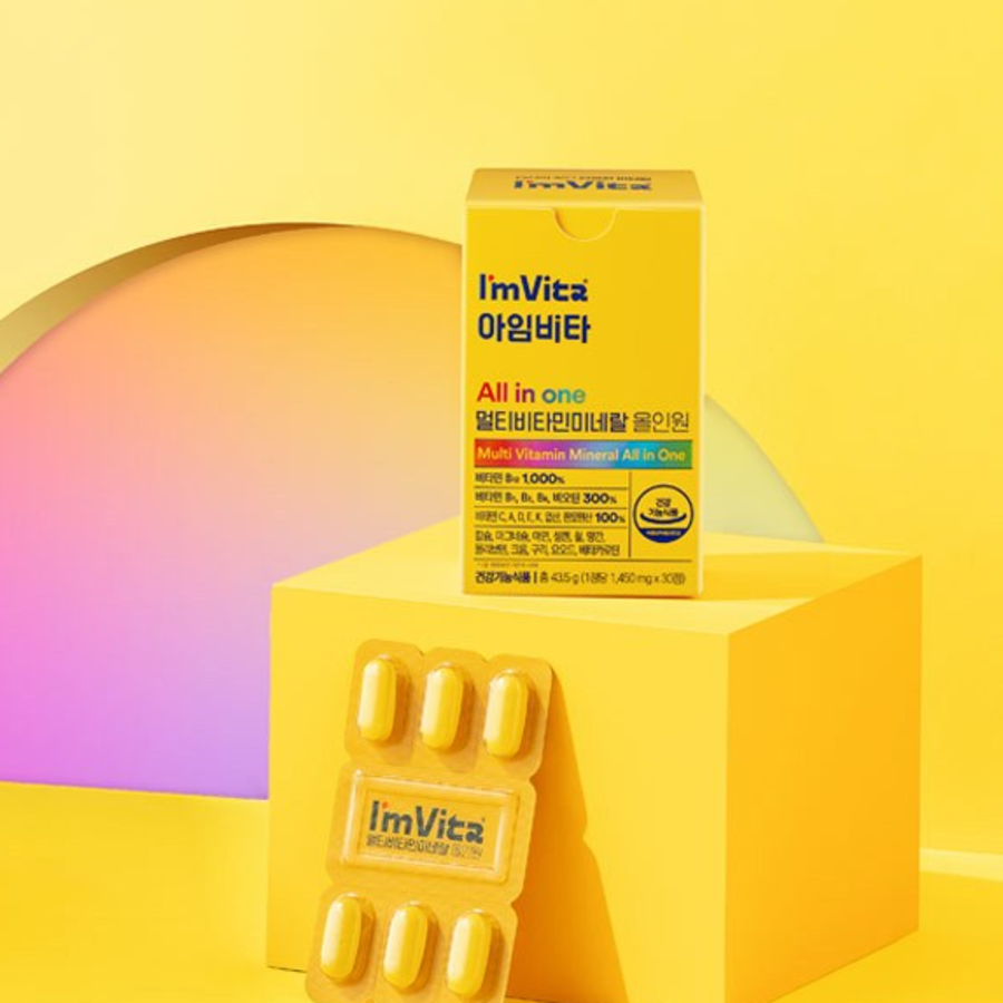 I'm Vita Chong Kun Dang Health Мультивитаминный минерал «все в одном» 43 г, 30 таблеток, 1 шт. (скидка-42%)