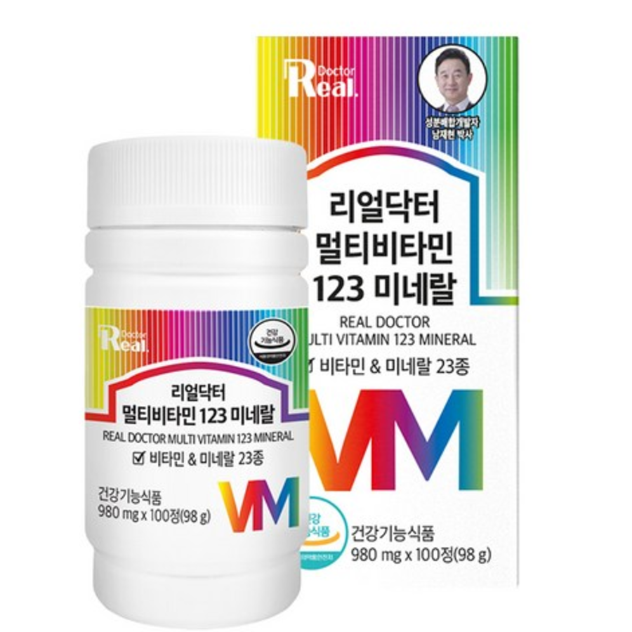 Real Doctor Мультивитамин 123 Минерал 98г, 100 таблеток, 1 шт. (скидка-58%)