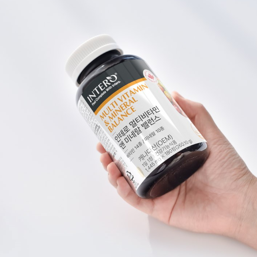 Intero Мультивитаминный и минеральный баланс, 180 таблеток, 1 шт. (скидка-48%)