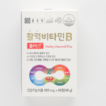 Chong Kun Dang Vitality Витамин B Plus, 60 таблеток, 1 упаковка (скидка-3%)