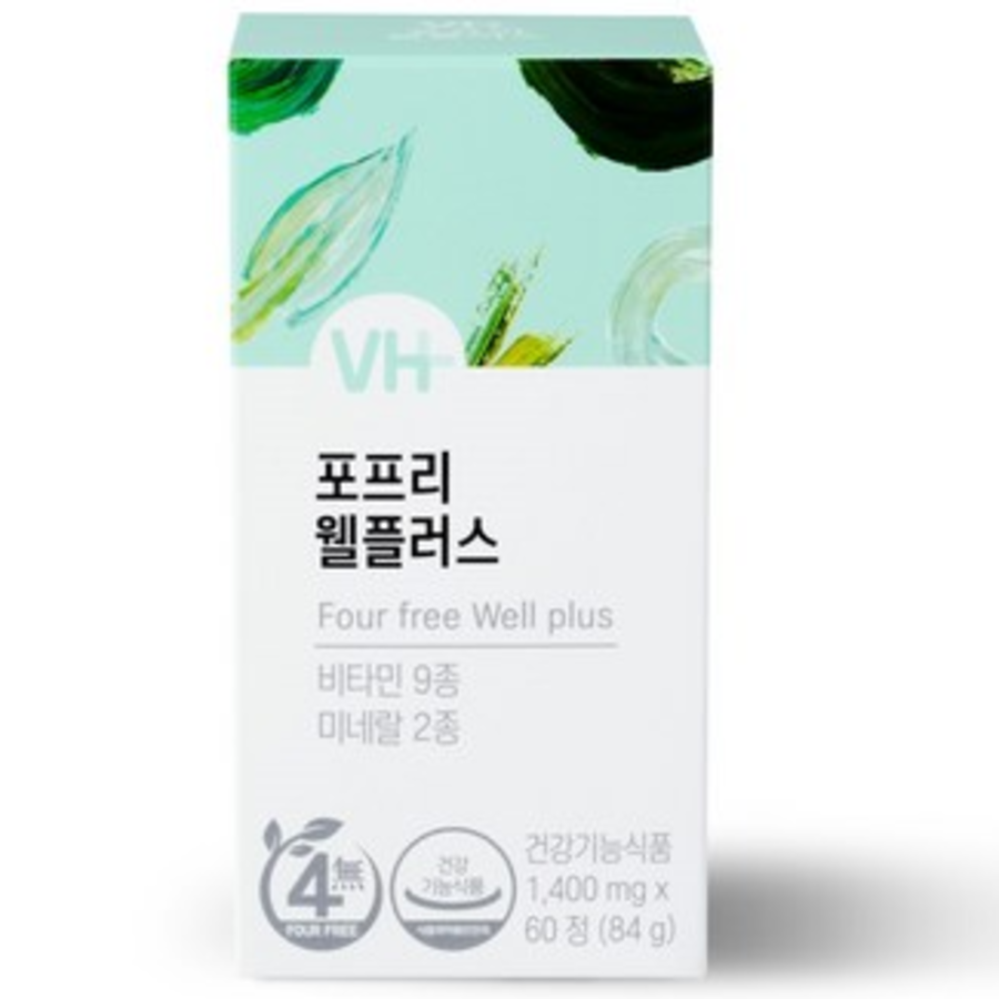 Витаминный дом 4FREE Мультивитамины Well Plus, 60 таблеток, 1 упаковка