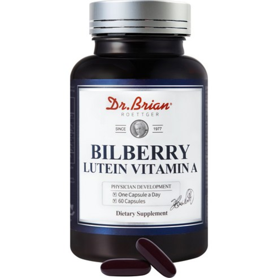 Dr. Brian Bilberry Lutein Vitamin А, 60 таблеток, 1 шт. (скидка-57%)