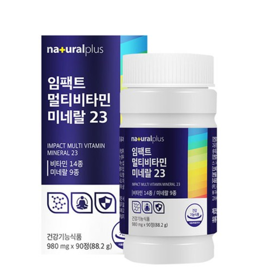 Natural Plus Impact Мультивитаминный минерал 23, 90 таблеток, 1 шт. (скидка-36%)