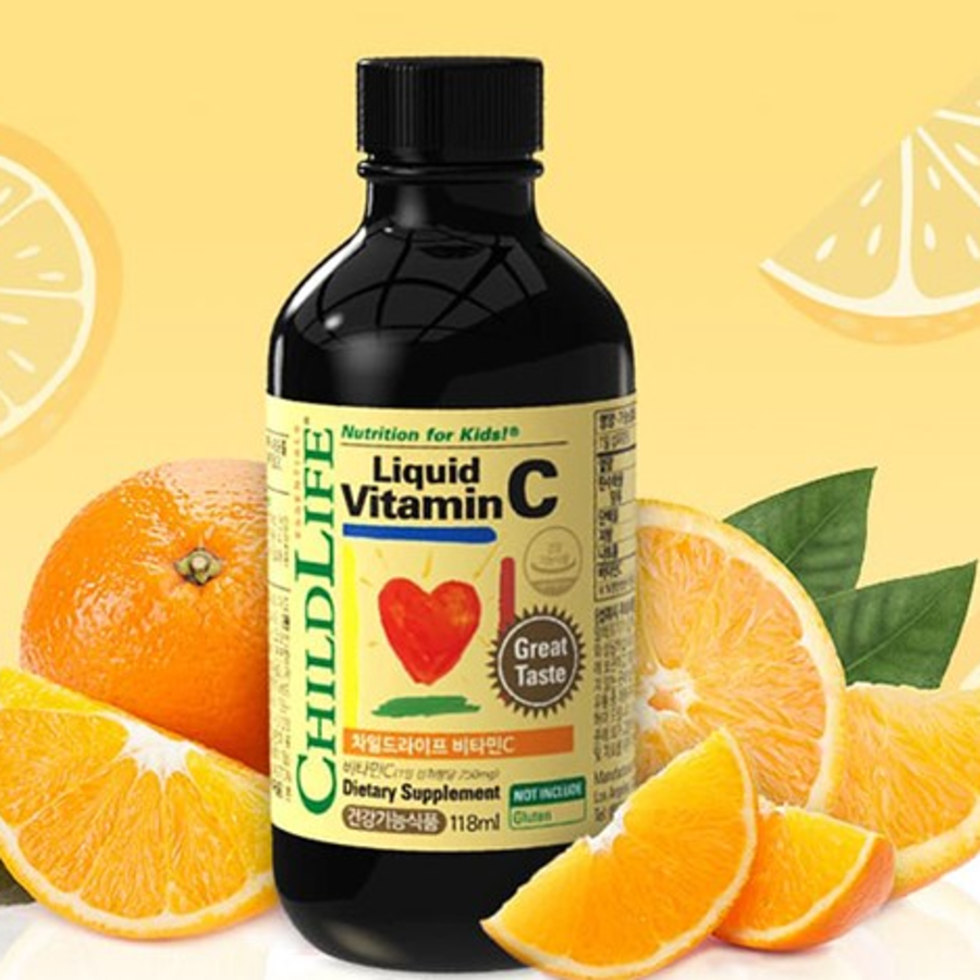 Child Life Жидкий витамин С со вкусом апельсина, 118 мл, 1 шт. (скидка-9%)