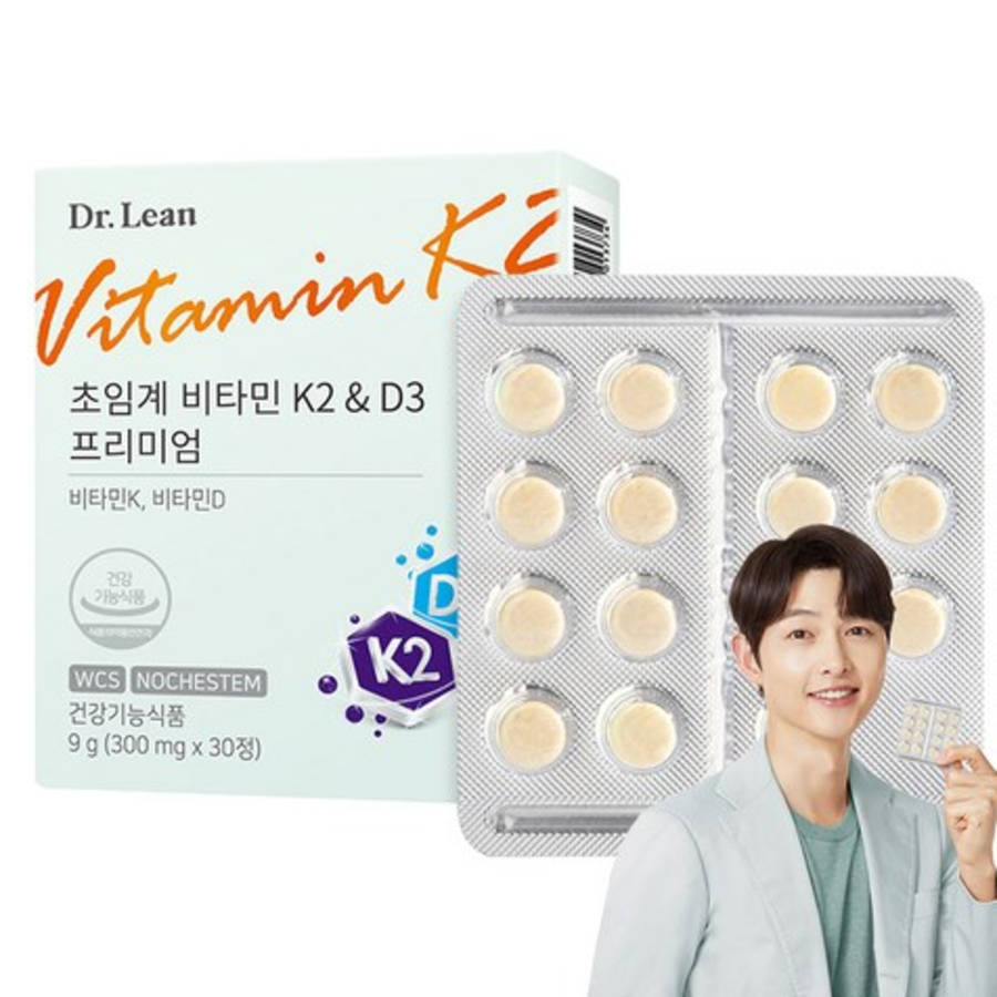Dr. Lin Сверхкритические витамины K2 и D3 премиум-класса, 30 таблеток, 1 шт. (скидка-52%)