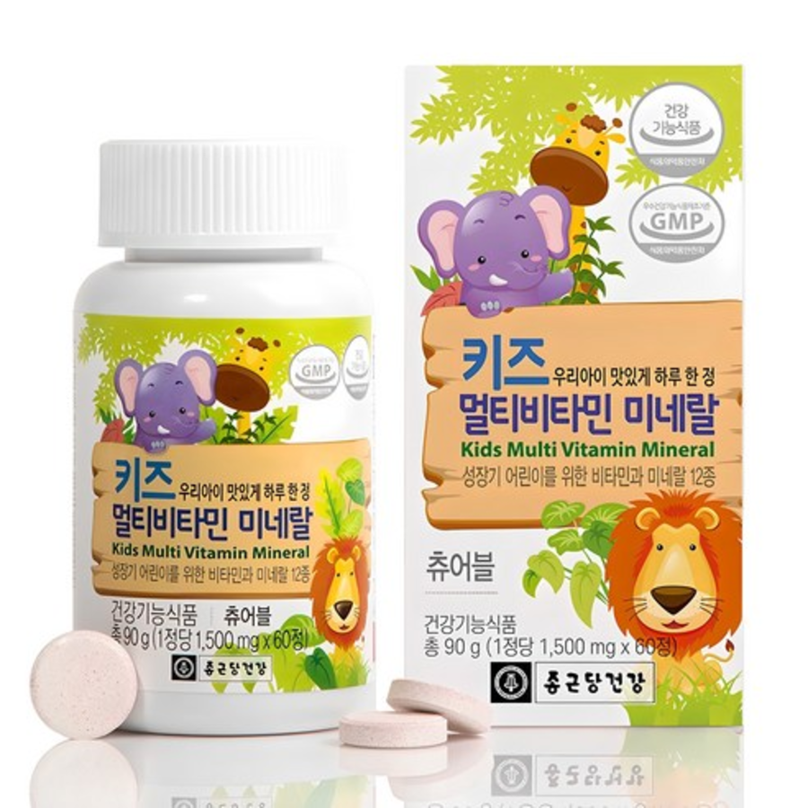 Chong Kun Dang Health Kids Мультивитаминный минерал, 60 таблеток