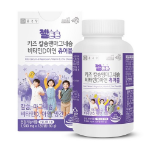 Chong Kun Dang Geltonton Children's Kids Кальций Магний Витамин D Цинк 120 таблеток, 1 коробка (скидка-53%)