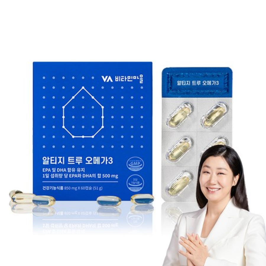 Витамин Village Altiji True Omega 3, 60 таблеток, 1 шт.