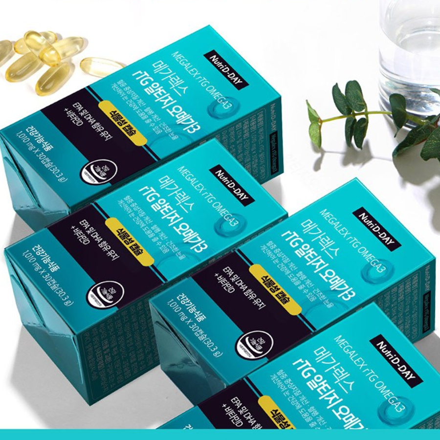 Nutriday Megarex rTG AltiG Омега 3 растительные капсулы 30 капсул, 30 таблеток, 1 шт.
