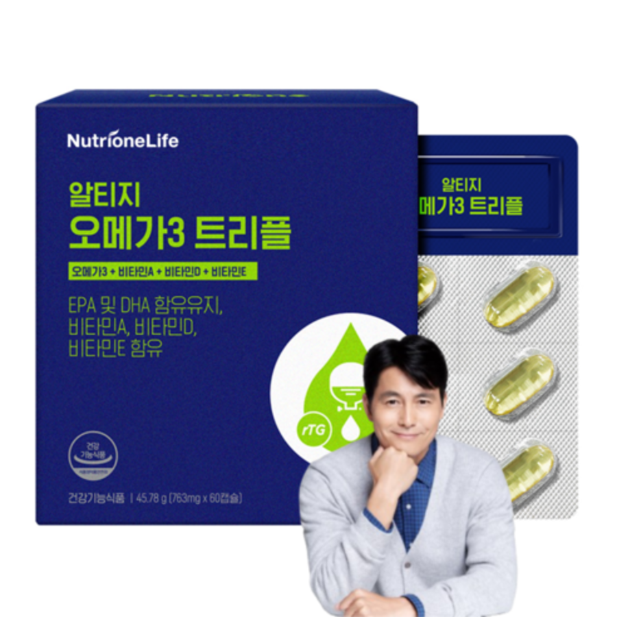 Nutrione AltiG Omega 3 Triple, 60 таблеток, 1 упаковка (скидка-24%)