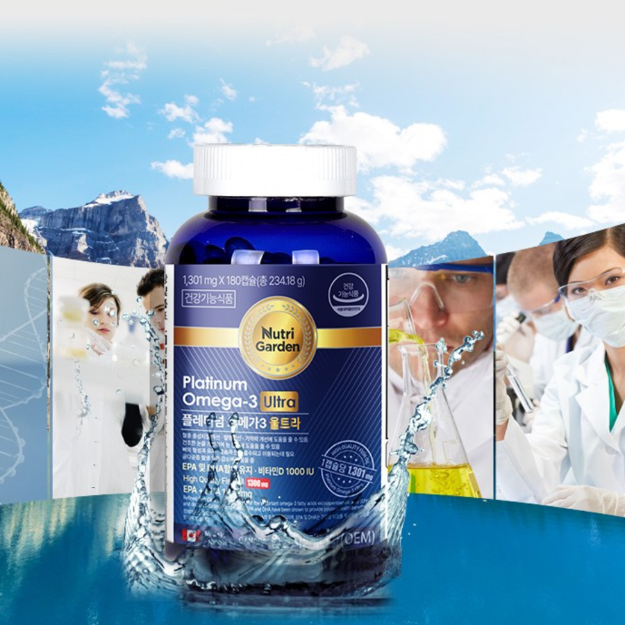 Nutrigarden Platinum Omega 3 Ultra, 180 таблеток, 1 шт. (скидка-7%)