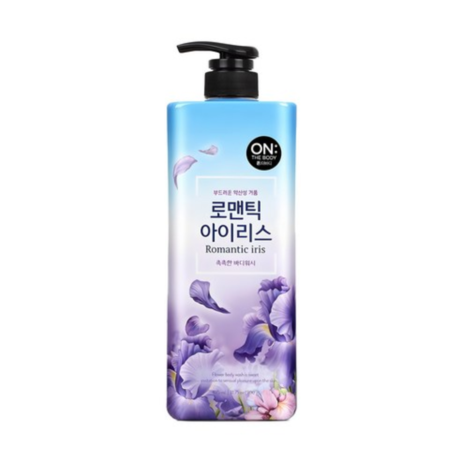 On the Body Flower Romantic Iris Слабокислотный парфюмерный гель для душа, 900г