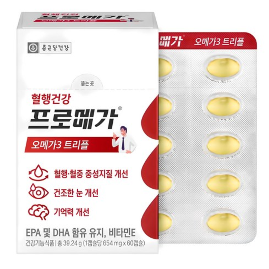 Chong Kun Dang Health Promega Omega 3 тройной длиннослойный, 60 таблеток, 1 шт. (скидка-47%)