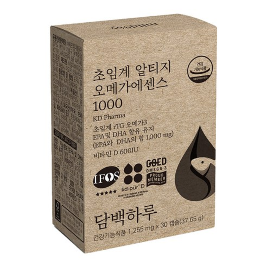 Dambakharu Supercritical Altiji Omega 3 Essence 1000, 30 таблеток, 1 шт. (скидка-37%)