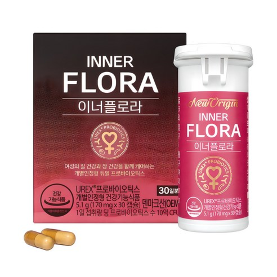 Пробиотики Yuhan Health Life Inner Flora UREX, 30 таблеток, 1 упаковка (скидка -53%)