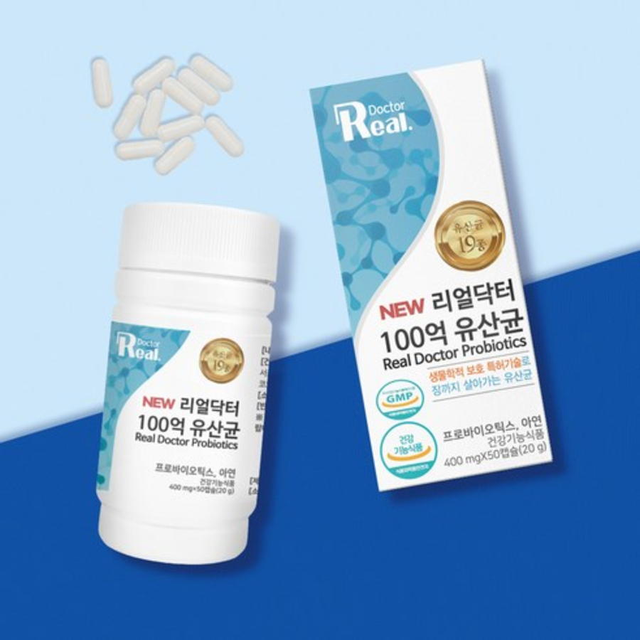 Real Doctor, 10 миллиардов молочнокислых бактерий, 50 таблеток, 1 упаковка (скидка -45%)