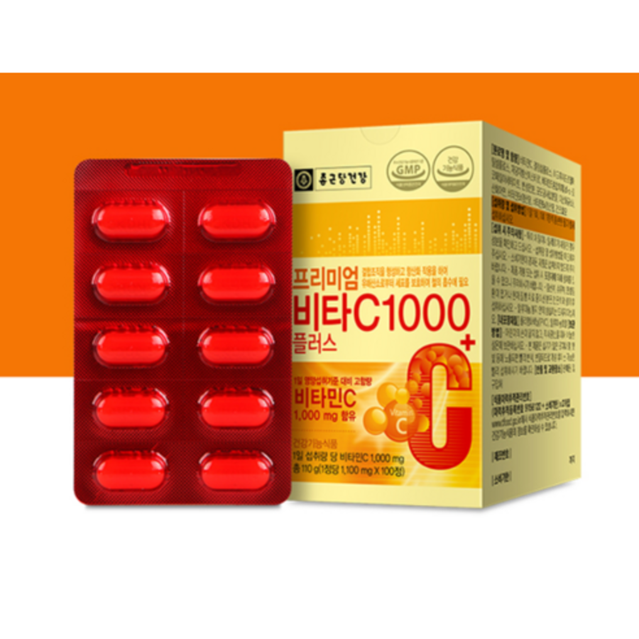 Chong Kun Dang health Premium Vita C 1000 Plus, 100 таблеток (скидка -2%)
